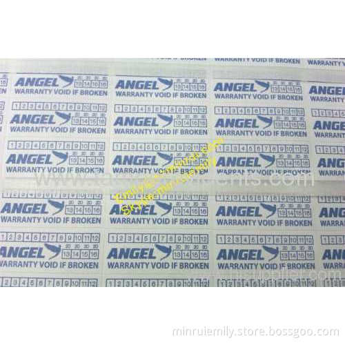 Custom Do Not Accept If Seal Is Broken,breakable Tamper Evident Security Seal Labels 